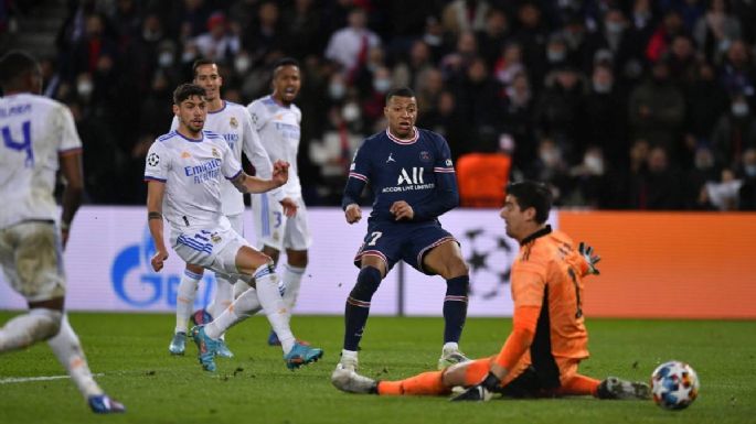 Con gol de Kylian Mbappé, el PSG derrotó al Real Madrid en la Champions League