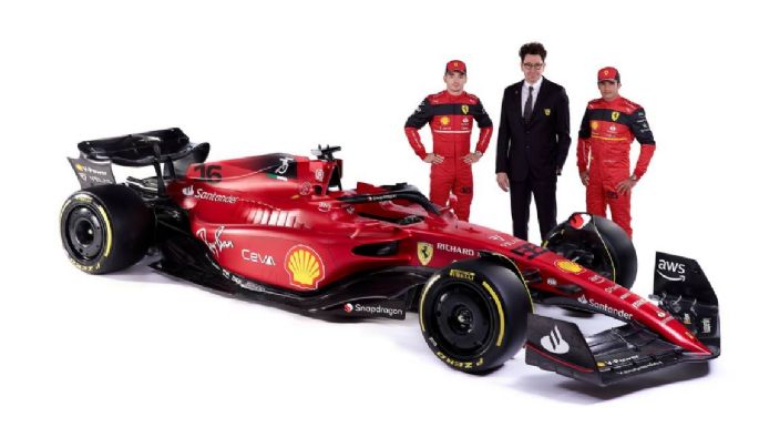 Este es el nuevo auto que presentó Ferrari para la temporada 2022