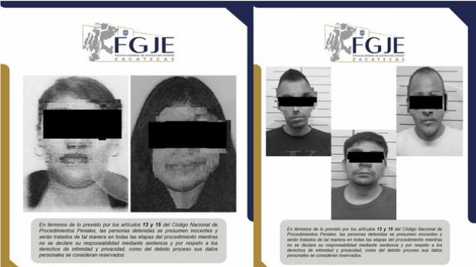 Tres hombres fueron detenidos por el crimen de cinco universitarios en Zacatecas