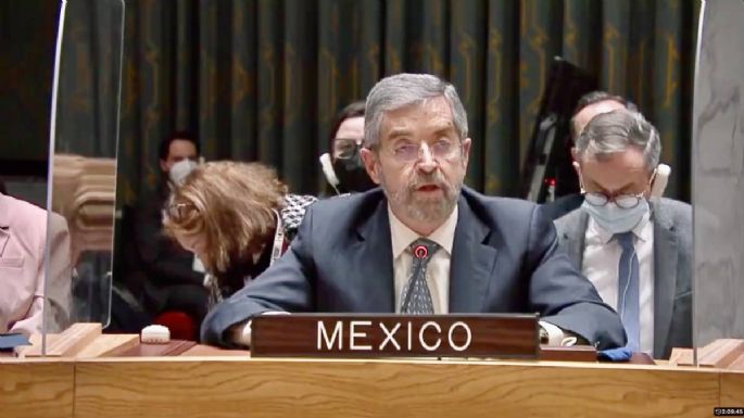 México condenó en el Consejo de Seguridad de la ONU la agresión de Rusia a Ucrania