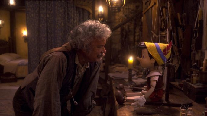 Tom Hanks es Geppetto en la película de acción real "Pinocchio", remake del clásico de Disney