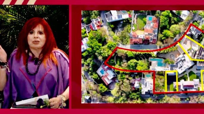 Layda Sansores exhibe mansión de "Alito" Moreno y la compara con la Casa Blanca de Peña Nieto