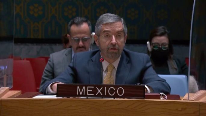 México llama ante el Consejo de Seguridad a proteger a civiles en la guerra Rusia-Ucrania