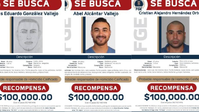 Ofrecen recompensa por “El Viejón” y cinco más por masacre en San José de Gracia