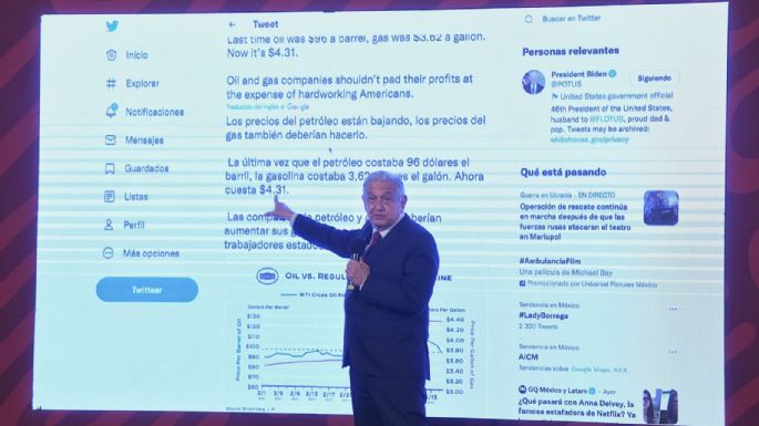 AMLO recomienda a Joe Biden imponer precios máximos de gasolinas en EU