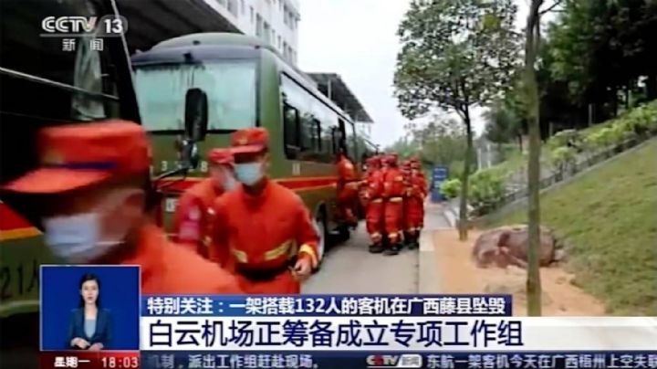 Un avión de China Eastern Airlines con más de 130 personas a bordo se estrella en el sur de China
