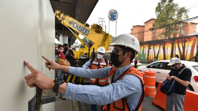 Inicia reconstrucción del tramo colapsado de la L12 del Metro