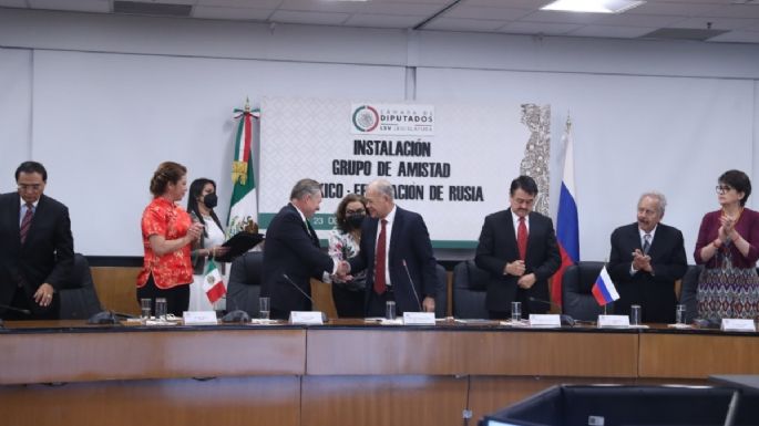 Diputados instalan Grupo de Amistad México-Rusia; embajador agradece posición de AMLO