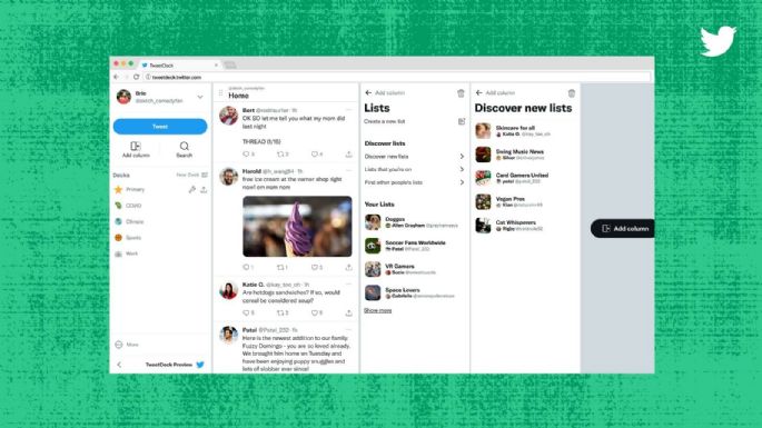 Twitter tantea convertir TweetDeck en una función de pago dentro de la suscripción Blue