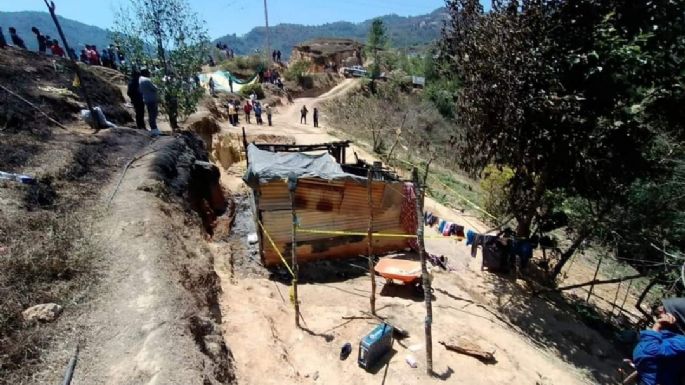 Incendio consume casa de madera y mueren seis menores de edad en San José Tilapa, Oaxaca