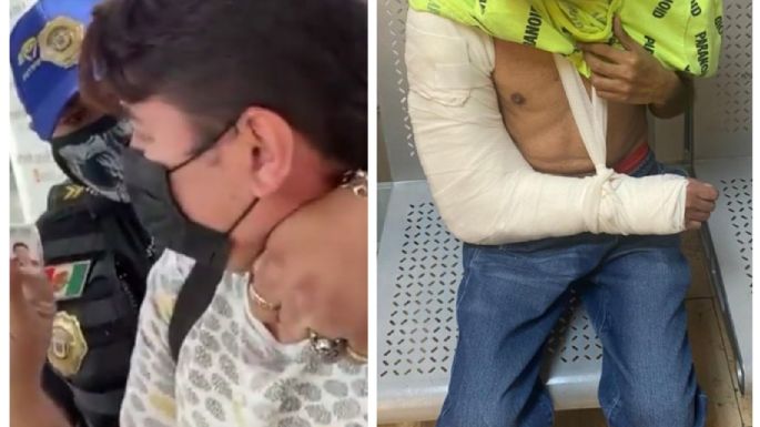 Policía del Metrobús agrede a dos sordos y le rompe el brazo a uno (Videos)