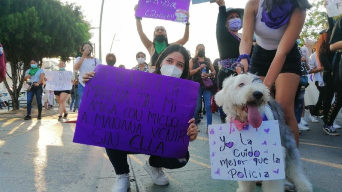 Miles de mujeres exigen un alto a la violencia de género en Chiapas