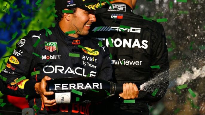 Fórmula 1: "Checo" Pérez sube al podio en segundo lugar del Gran Premio de Australia