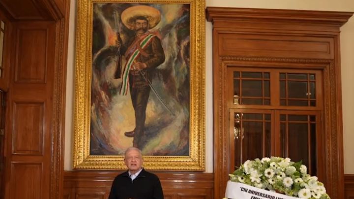 AMLO recuerda el 103 aniversario luctuoso de Emiliano Zapata con corrido de María Amparo Ochoa