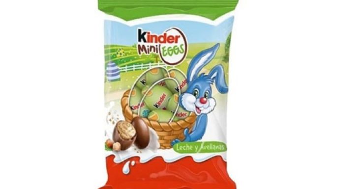 Cofepris emite alerta por posible salmonella en chocolate Kinder mini eggs