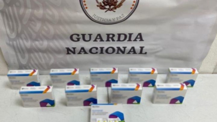 Guardia Nacional asegura mil tabletas de medicamento controlado