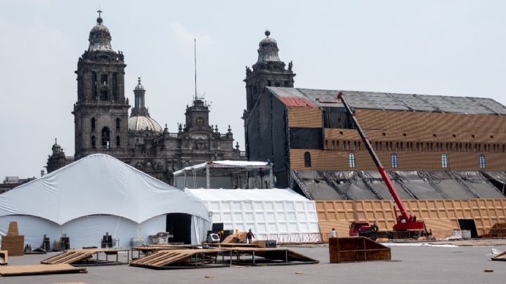 Aplazan inauguración de la Capilla Sixtina en el Zócalo por altas temperaturas
