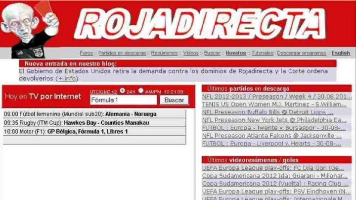 Condenan a dos años de prisión al creador de Roja Directa