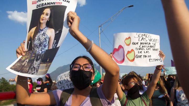 Marchan en Monterrey y San Nicolás por Debanhi y Yolanda