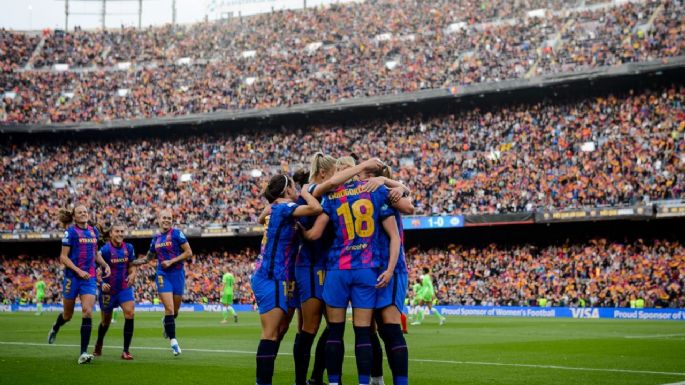 Barcelona rompe récord mundial de asistencia para un partido femenil