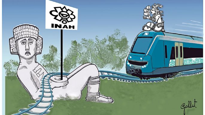 Informe de la destrucción: El INAH subió tarde al Tren