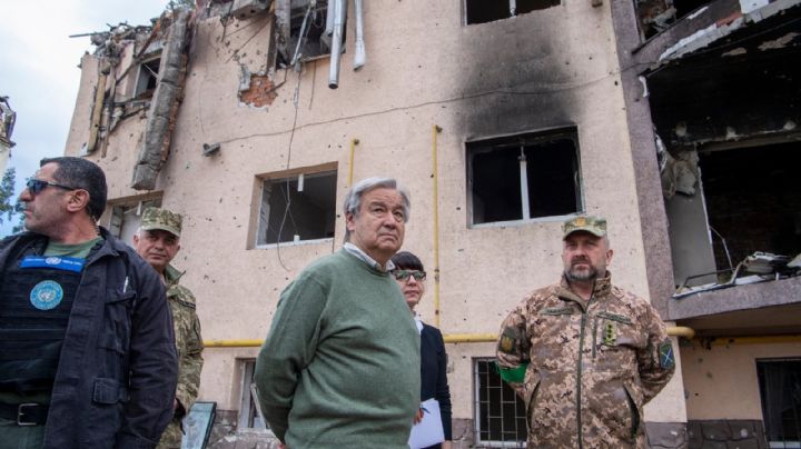 Guterres promete que la ONU "redoblará sus esfuerzos" para salvar vidas en Ucrania tras visitar Kiev