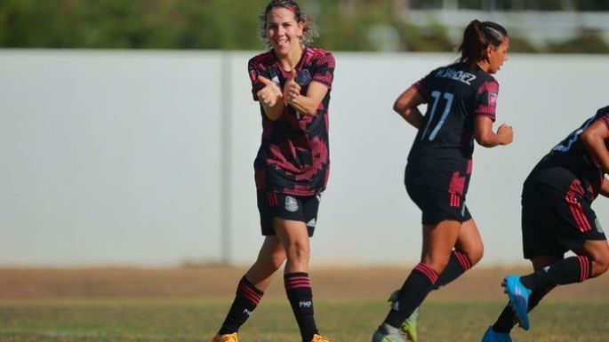 Con goleada histórica, la selección mexicana femenil goleó 11-0 a su similar de Anguila