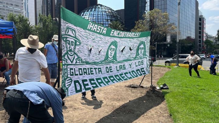 Colectivos emplazan a Sheinbaum a crear la "Glorieta de las y los desaparecidos"