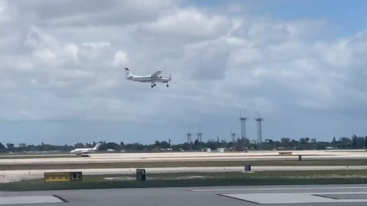 Un pasajero logra aterrizar un avión en Florida tras desmayo del piloto (Video)