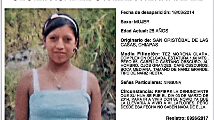 Trata de personas, detrás de las desapariciones en Chiapas