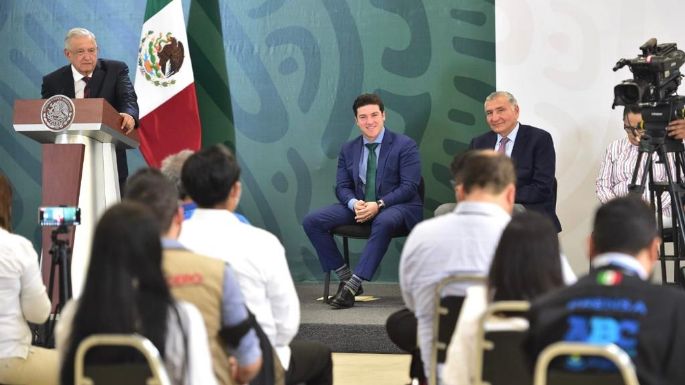 AMLO respalda al gobernador de Nuevo León, Samuel García
