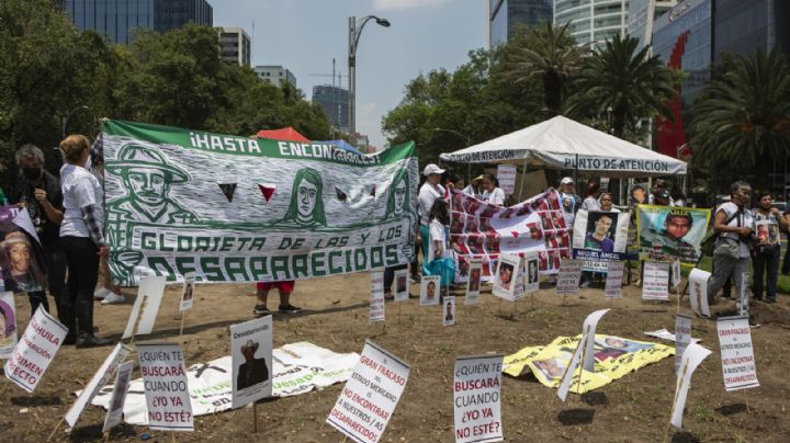 Acusan al gobierno de la CDMX de borrar el memorial en “la Glorieta de las y los Desaparecidos”