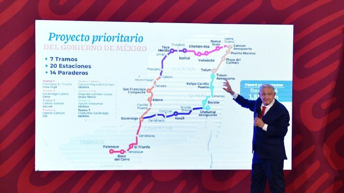 Pese a los amparos, vuelven las obras del Tren Maya; AMLO las declara de “seguridad nacional”