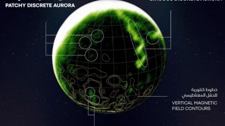 Sorprendentes auroras en forma de gusano se forman sobre Marte