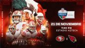 Cardenales de Arizona vs 49’s de San Francisco, el duelo de la NFL en México en 2022