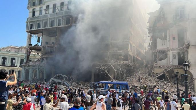 El Hotel Saratoga de La Habana quedó destrozado por una potente explosión (Video)