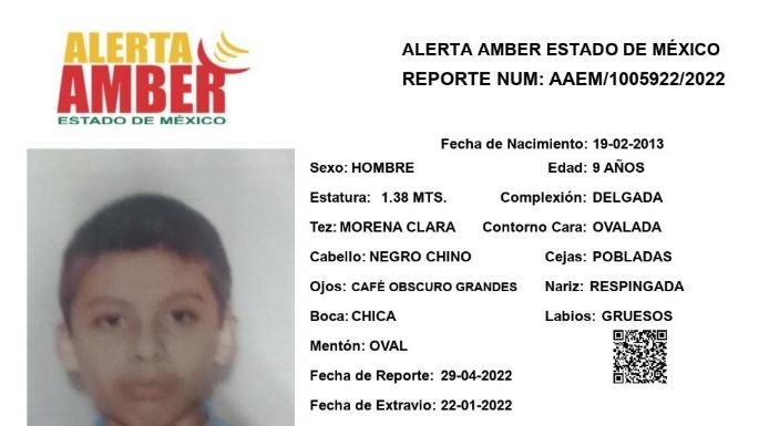 La FGJEM activó la Alerta Amber para localizar a tres hermanos sustraídos de su casa en Tultitlán