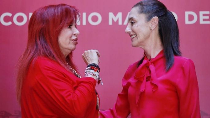Claudia Sheinbaum elogia la "valentía" de Layda Sansores por difundir los audios de "Alito" Moreno