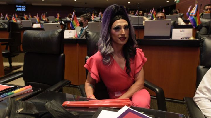 Drag Queen hace historia en el Senado: Guillermo Barraza habla en la tribuna a favor de la inclusión