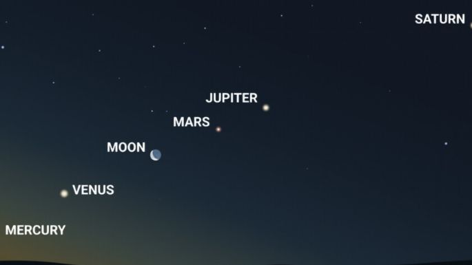 La Luna y el planeta Venus se alinean y así podrás verlo desde México