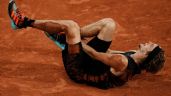 La terrible lesión de Zverev que permitió a Nadal avanzar a la final de Roland Garros (Videos)