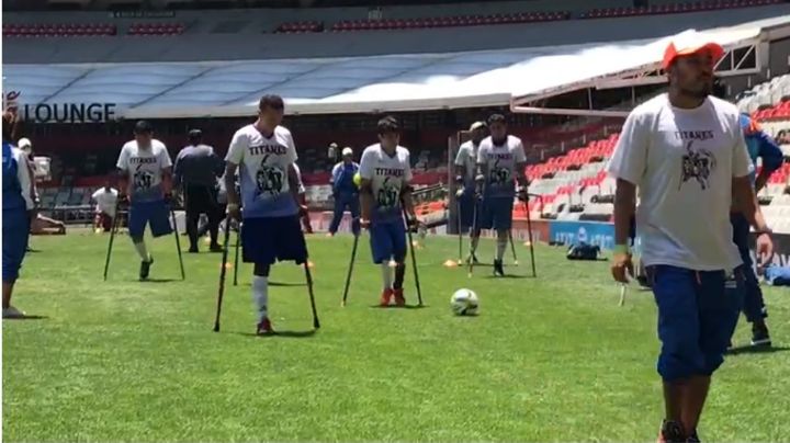 Jornada histórica de futbol adaptado se vivió en el Estadio Azteca (Videos)