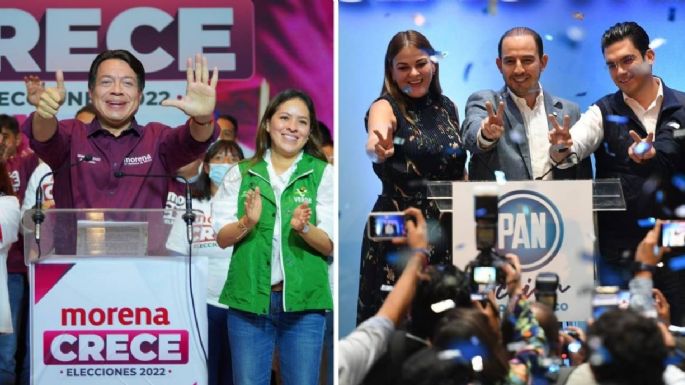 Morena dice que ganó en 5 estados; "Va por México" proclama triunfo en 3