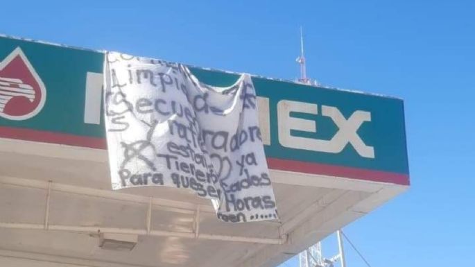 Aparece manta en Mexicali que advierte "limpia de secuestradores y ratas"
