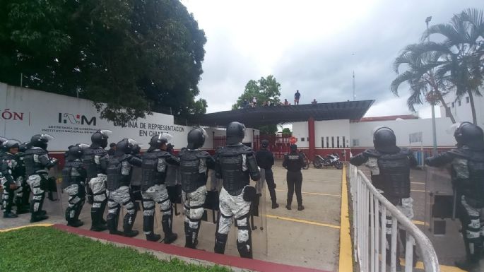 Se fragmenta la caravana migrante en Chiapas; piden medidas cautelares a la CNDH