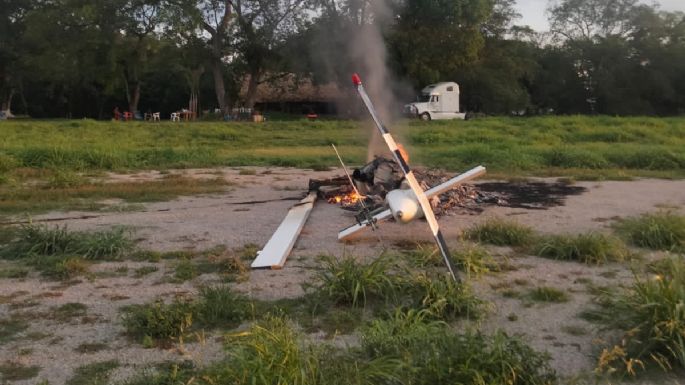 Cuatro personas fueron asesinadas y un helicóptero incendiado en Tamasopo, Huasteca Potosina