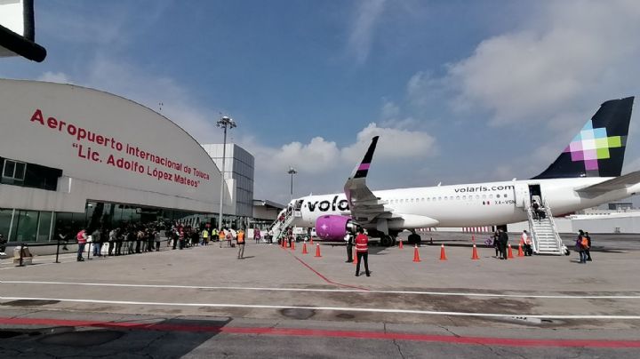 Aeropuerto de Toluca tuvo más vuelos que el AIFA en su primer día de reinicio de operaciones