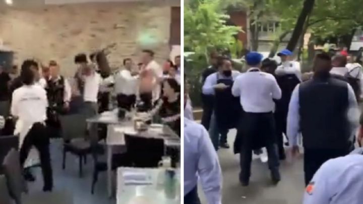 Batalla campal en un Fisher’s luego de que una mesera derramó salsa hirviendo a una bebé (Videos)