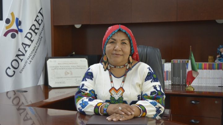 Ella es la wixárika Claudia Morales Reza, primera mujer indígena en encabezar el Conapred
