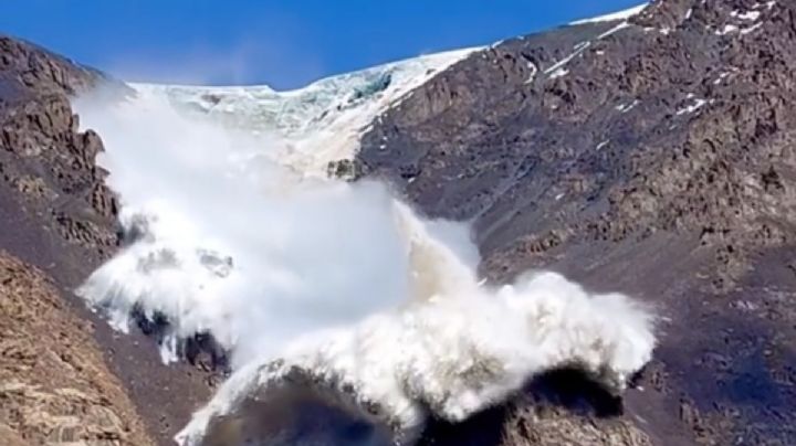 Alpinistas sobreviven a avalancha en las montañas Tian Shan de Kirguistán (Video)